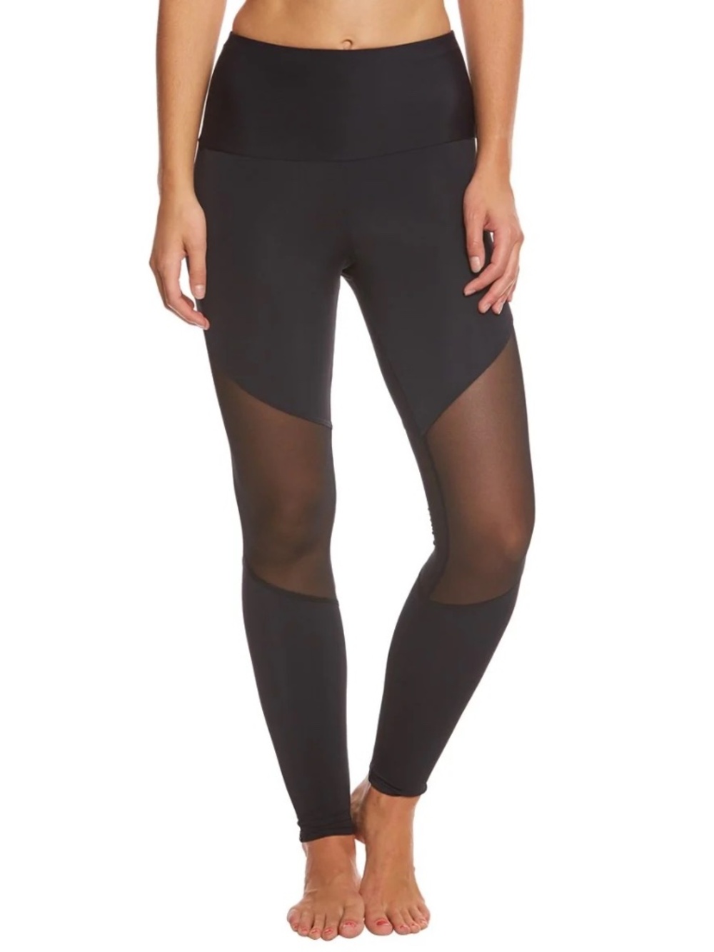 Onzie High Rise Track Legging with Mesh